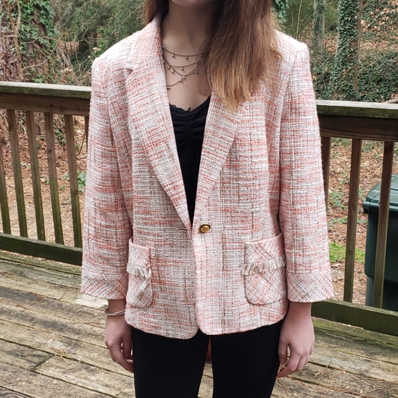 Cache Jackets & Blazers - Omg Gorgeous Cache Pink Vintage Jacket 😍😍